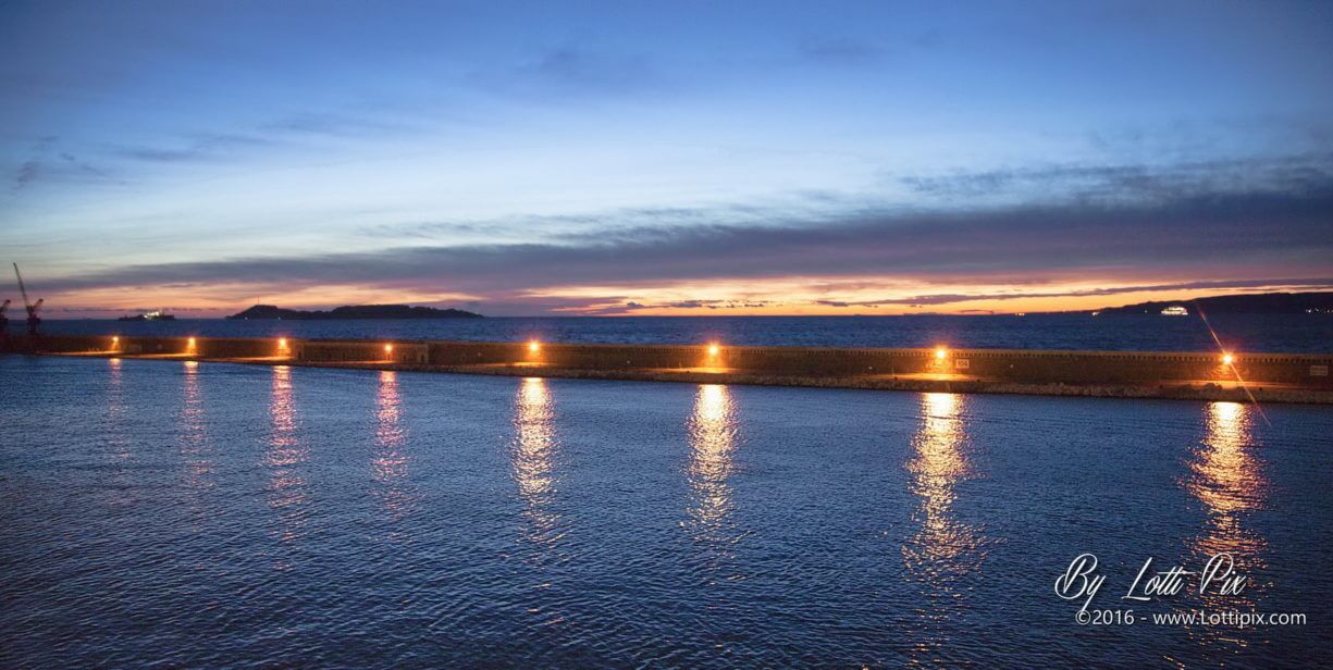 Coucher de Soleil sur la Jettée